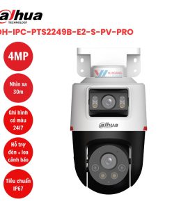 Alternative view of Camera IP PT 4MP DAHUA DH-IPC-PTS2249B-E2-S-PV-PRO