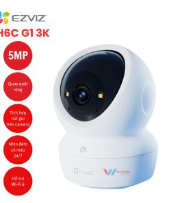Camera quay quét EZVIZ H6C G1 3K 5MP (Trong nhà)