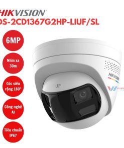 Camera IP 6MP Hikvision DS-2CD1367G2HP-LIUF/SL