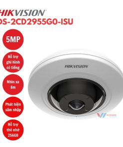 Camera IP FISHEYE 5MP HIKVISION DS-2CD2955G0-ISU