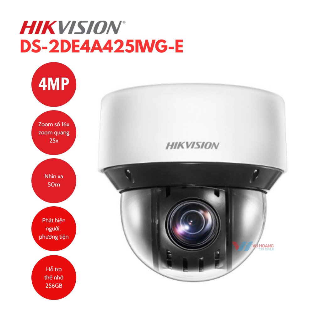 Camera IP Speed dome 4MP HIKVISION DS-2DE4A425IWG-E 1 Camera IP Speed dome 4MP HIKVISION DS-2DE4A425IWG-E