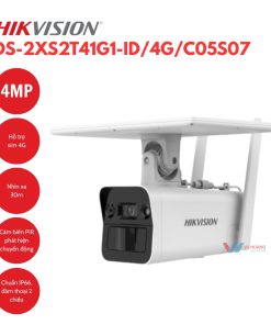 Camera IP năng lượng mặt trời 4G Hikvision DS-2XS2T41G1-ID/4G/C05S07