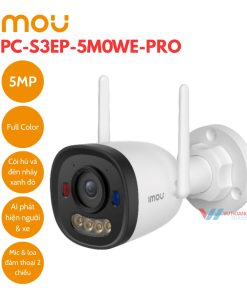 Camera Wifi ngoài trời Full color Bullet 3 Pro 5MP IMOU IPC-S3EP-5M0WE-PRO