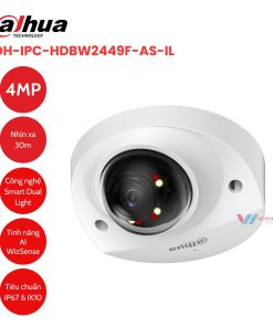 Camera IP 4MP DAHUA DH-IPC-HDBW2449F-AS-IL