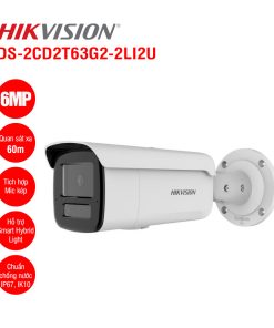 Camera IP 6MP Hikvision DS-2CD2T63G2-2LI2U