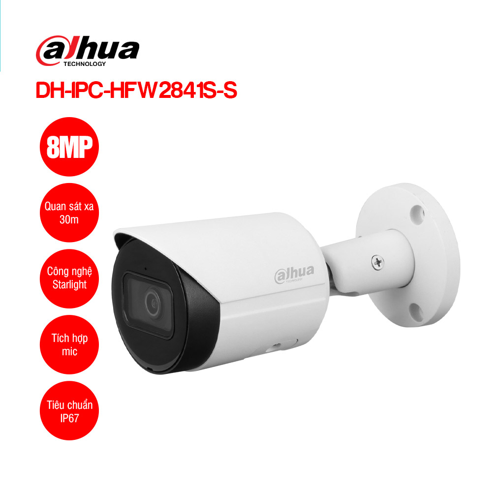 Camera IP 8MP DAHUA DH-IPC-HFW2841S-S 1 Camera IP 8MP DAHUA DH-IPC-HFW2841S-S