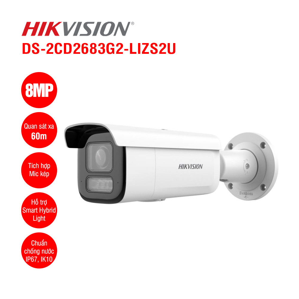 Camera IP 8MP Hikvision DS-2CD2683G2-LIZS2U 1 Camera IP 8MP Hikvision DS-2CD2683G2-LIZS2U