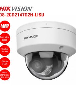 Camera IP Dome 4MP Hikvision DS-2CD2147G2H-LISU