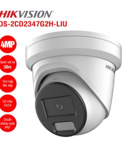 Camera IP Dome 4MP Hikvision DS-2CD2347G2H-LIU
