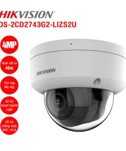 Camera IP Dome 4MP Hikvision DS-2CD2743G2-LIZS2U
