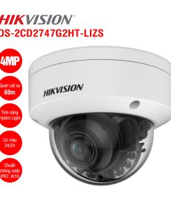 Camera IP Dome 4MP Hikvision DS-2CD2747G2HT-LIZS