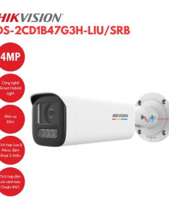 Camera IP 4MP thân trụ HIKVISION DS-2CD1B47G3H-LIU/SRB