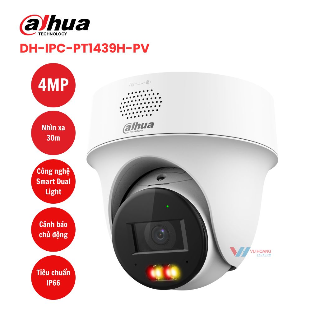 Camera IP PT 4MP DAHUA DH-IPC-PT1439H-PV 1 Camera IP PT 4MP DAHUA DH-IPC-PT1439H-PV
