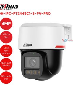 Camera IP PT 4MP DAHUA DH-IPC-PT2449C1-S-PV-PRO