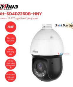 Camera IP PTZ 2MP ngoài trời quay quét DAHUA DH-SD4D225DB-HNY