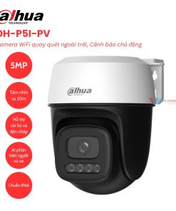 Camera WiFi quay quét ngoài trời 5MP DAHUA DH-P5I-PV