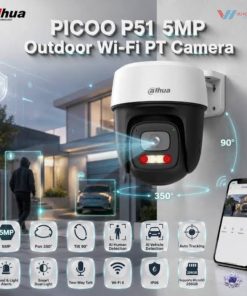 Alternative view of Camera WiFi quay quét ngoài trời 5MP DAHUA DH-P5I-PV