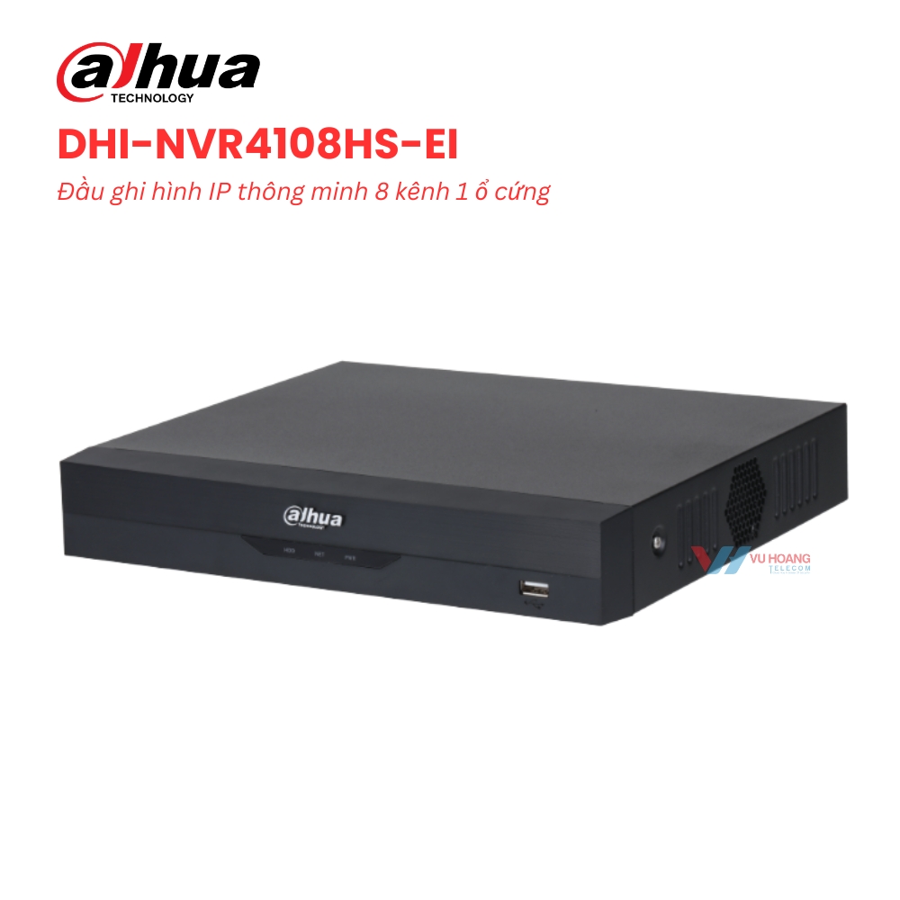 Đầu ghi hình IP 8 kênh DAHUA DHI-NVR4108HS-EI 1 Đầu ghi hình IP 8 kênh DAHUA DHI-NVR4108HS-EI
