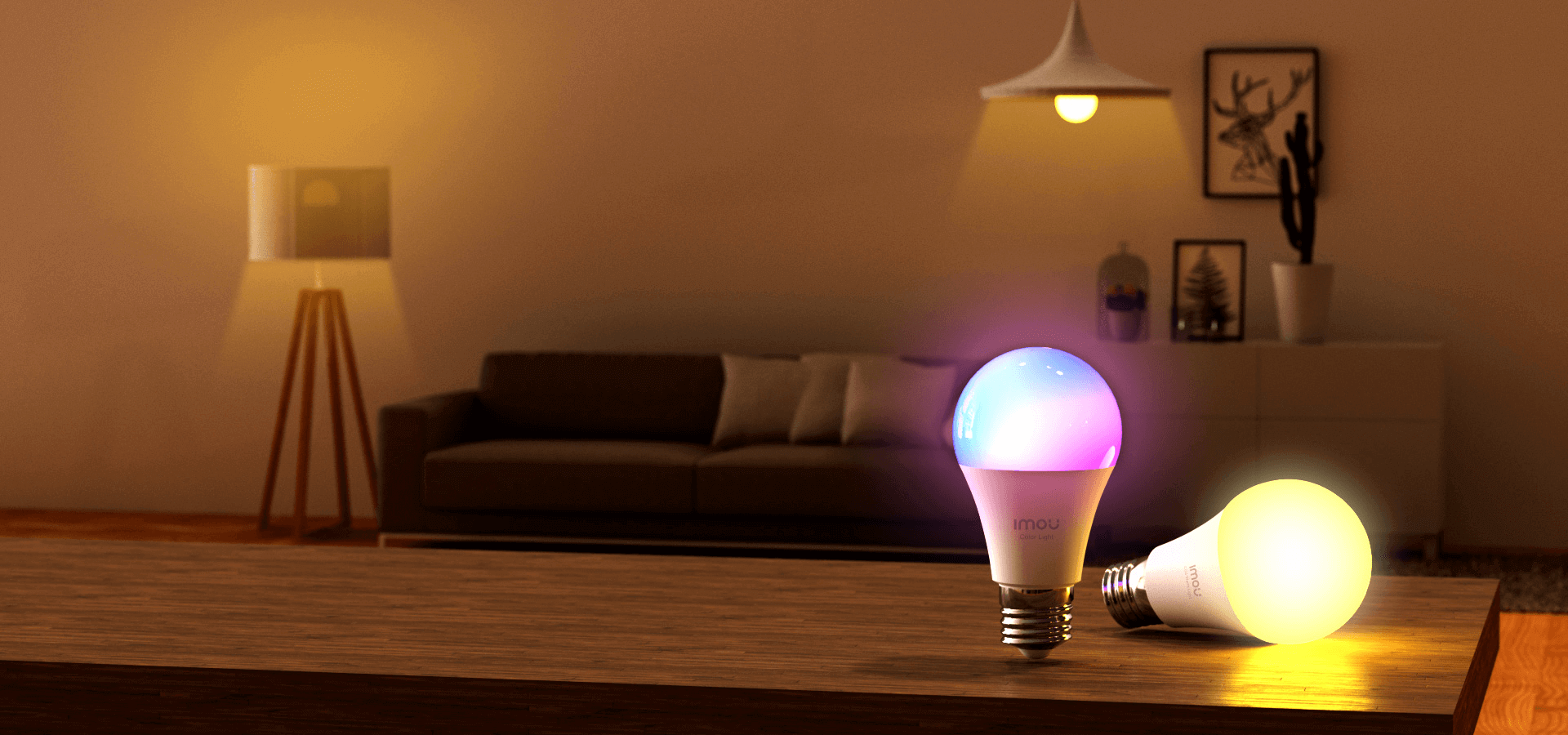 Bóng đèn LED thông minh nhiều màu IMOU CL1B-5-E27 1 Bóng đèn LED thông minh nhiều màu IMOU CL1B-5-E27