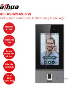Kiểm soát ra vào bằng khuôn mặt DAHUA DHI-ASI6214S-PW