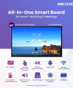 Alternative view of Màn hình tương tác 4K 65 inch HIKVISION DS-D5B65RB/EL