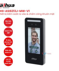 Máy chấm công khuôn mặt Dahua DHI-ASI6213J-MW-V1
