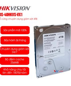 Ổ cứng giám sát 4TB Hikvision DS-40HKVS-VX1