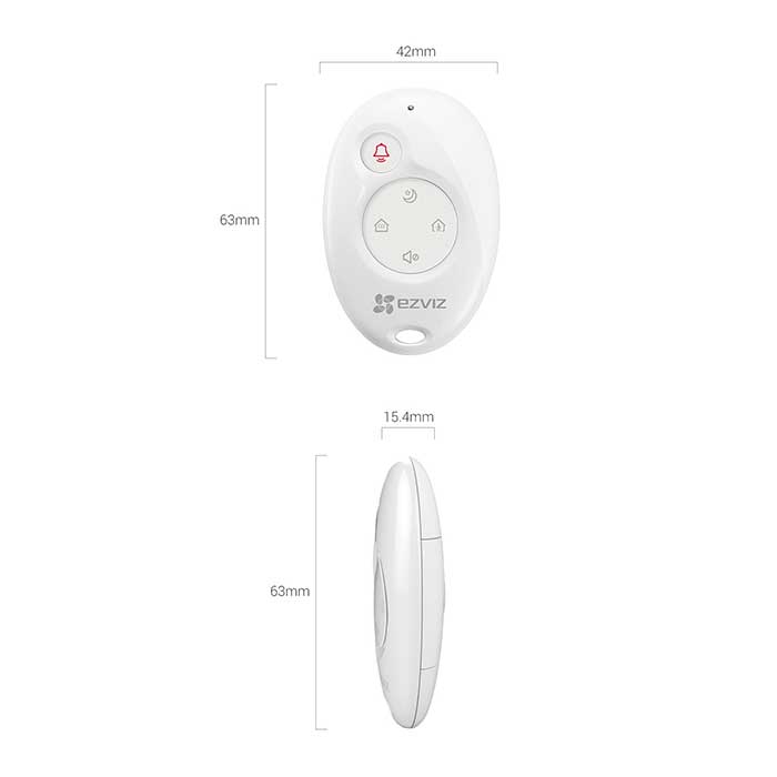 Remote báo động EZVIZ K2 (CS-K2-A ) 3 Remote báo động EZVIZ K2 (CS-K2-A ) - Ảnh 3