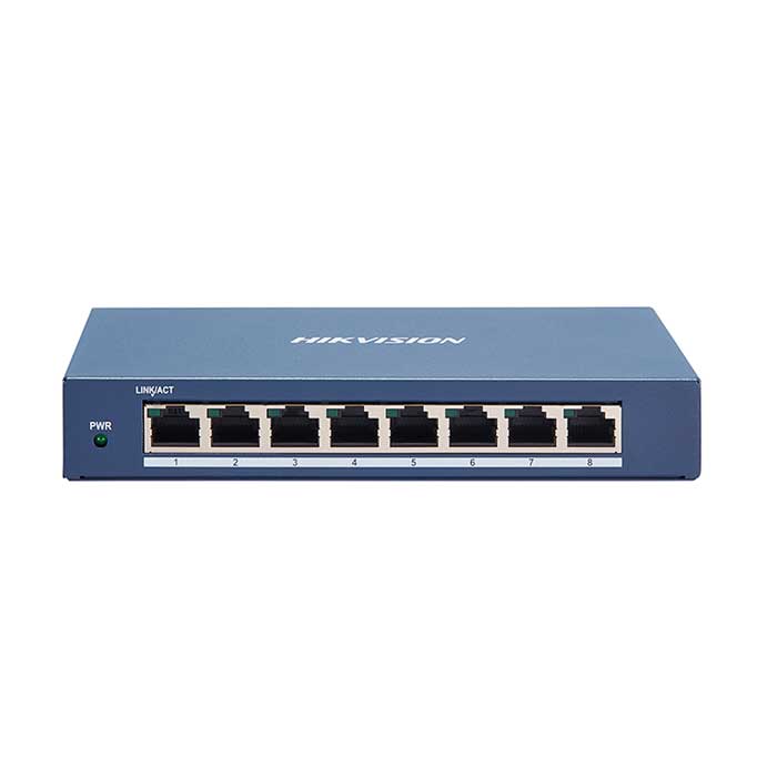 Switch mạng Gigabit 8 cổng HIKVISION DS-3E1508-EI 1 Switch mạng Gigabit 8 cổng HIKVISION DS-3E1508-EI