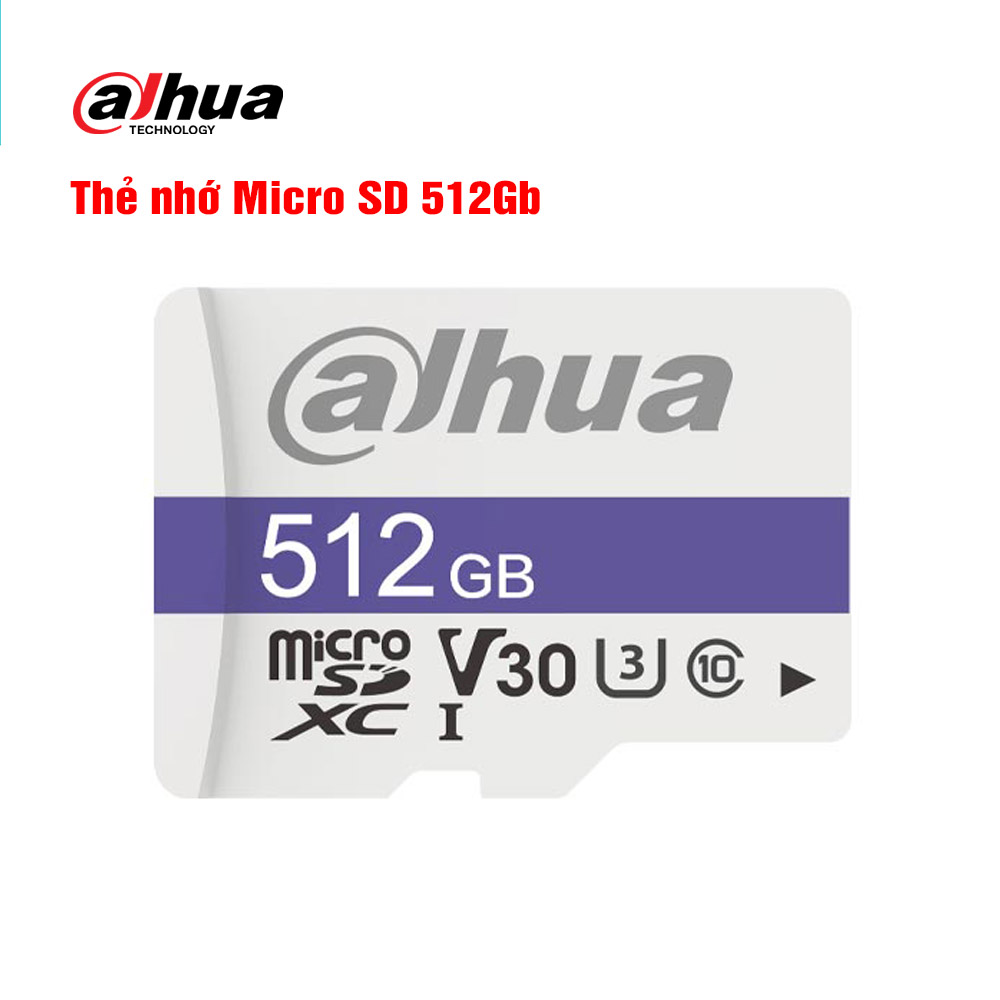 Thẻ nhớ Micro SD 512Gb DAHUA DHI-TF-C100/512GB 1 Thẻ nhớ Micro SD 512Gb DAHUA DHI-TF-C100/512GB