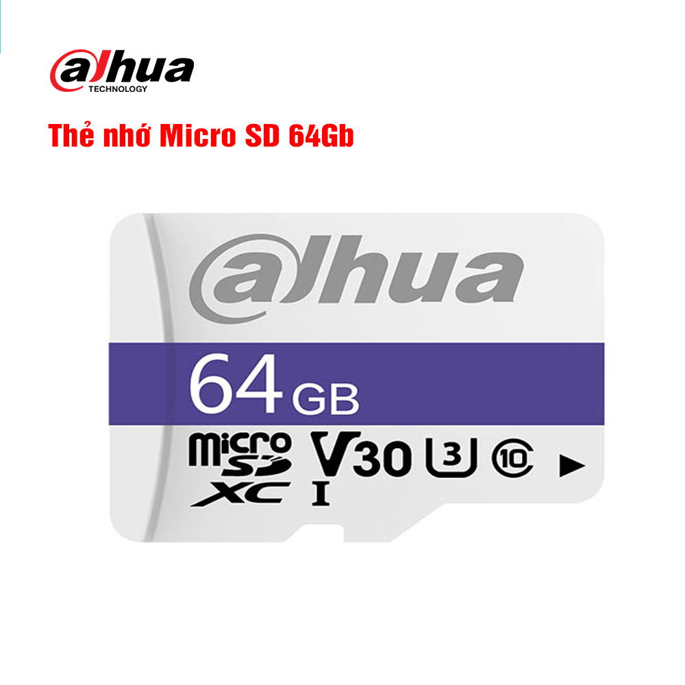 Thẻ nhớ Micro SD 64Gb DAHUA DHI-TF-C100/64GB 1 Thẻ nhớ Micro SD 64Gb DAHUA DHI-TF-C100/64GB