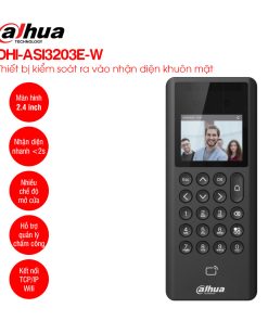 Thiết bị kiểm soát nhận diện khuôn mặt DAHUA DHI-ASI3203E-W