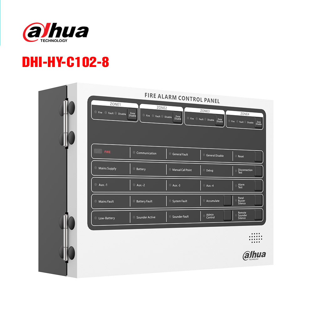 Tủ báo cháy thường 8 kênh Dahua Wisualarm DHI-HY-C102-8 1 Tủ báo cháy thường 8 kênh Dahua Wisualarm DHI-HY-C102-8