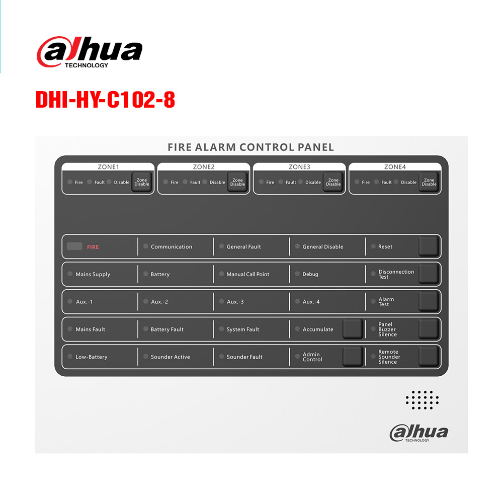 Tủ báo cháy thường 8 kênh Dahua Wisualarm DHI-HY-C102-8 3 Tủ báo cháy thường 8 kênh Dahua Wisualarm DHI-HY-C102-8 - Ảnh 3